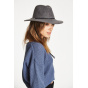 Traveller Field Hat Wool Felt Anthracite - Brixton