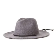 Chapeau Traveller Field Feutre Laine Anthracite - Brixton Reference : 8579 | Chapellerie Traclet