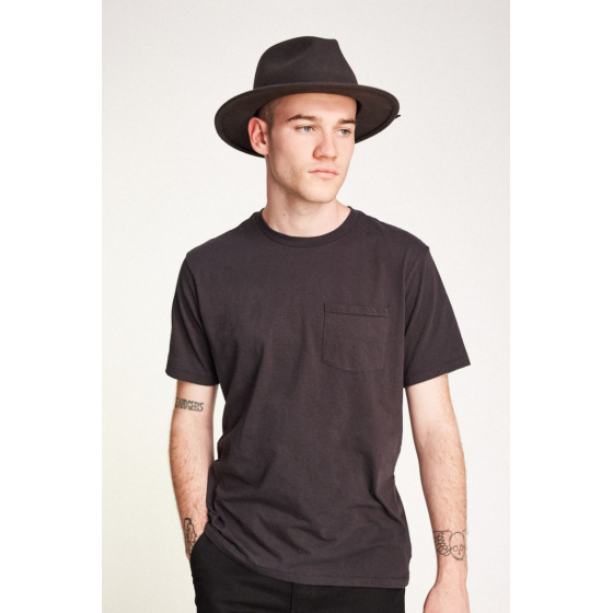 Coleman Fedora Hat Washed Black - Brixton