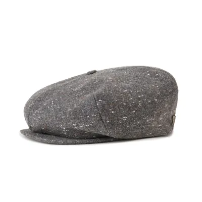 Casquette Plate Ollie Grise- Brixton  Reference : 8581 | Chapellerie Traclet