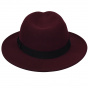 Curtis Fedora Hat Burgundy Felt - Bailey