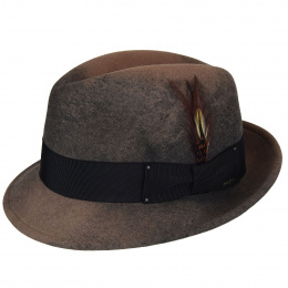 Chapeau Tino Trilby Taupe-Bailey