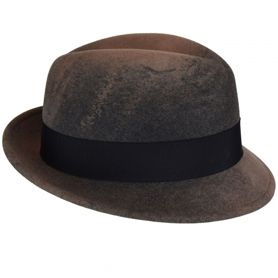 Tino Trilby Hat Taupe - Bailey