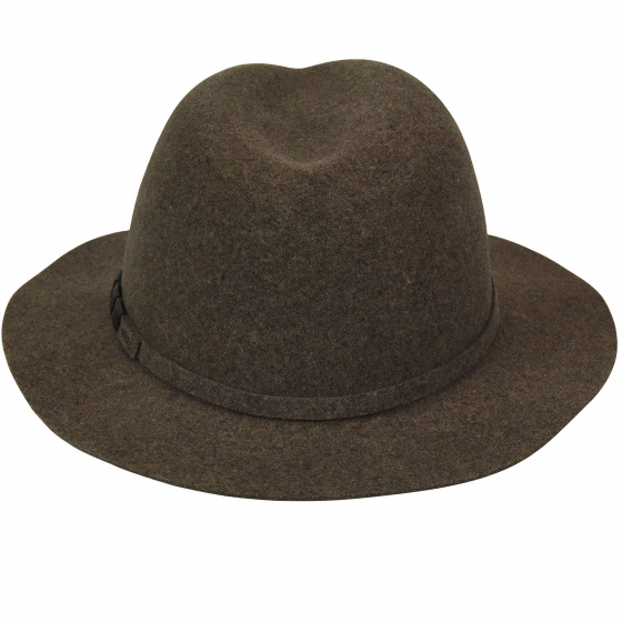 Bailey Codner Lanolux Fedora Hat in Taupe