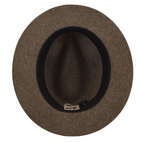 Bailey Codner Lanolux Fedora Hat in Taupe