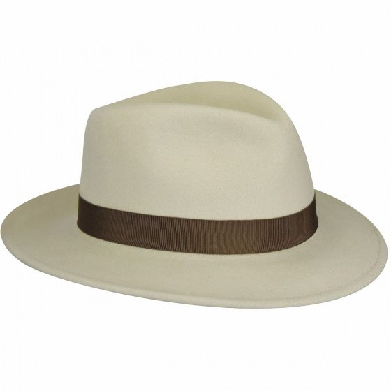 Chapeau Fedora Curtis Feutre Crème - Bailey Chapeau Fedora Curtis Feutre Crème - Bailey