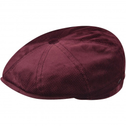 Casquette Wyman Plate Velours Bordeaux- Bailey