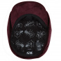 Wyman Newsboy Burgundy Velvet Cap - Bailey
