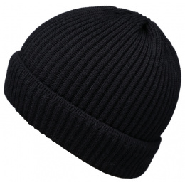 Black Ebern Knit Beanie - Traclet