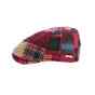 Cholet Red Wool Patchwork Cap - Traclet