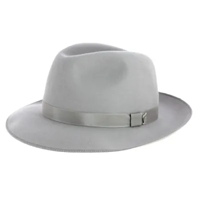 Chapeau Fédora Le Chazelles Feutre Poil Gris - Fléchet Reference : 798 | Chapellerie Traclet