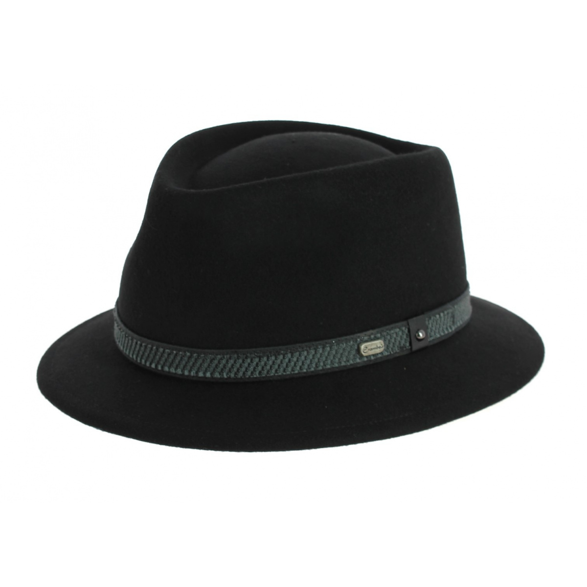 Traveller Touring Hat Black- Crambes Reference : 8606 | Chapellerie Traclet
