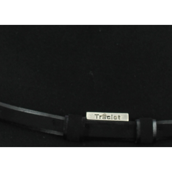 Mans Black Felt Traveller Hat - Traclet Mans Black Felt Traveller Hat - Traclet