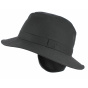 Orvieto Safari Hat Black Earflaps- Crambes