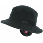 Black Gore Windstopper Bucket Hat with Ear Flaps - Crambes