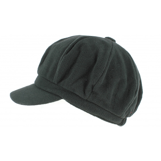 Black Fleece Newsboy Cap
