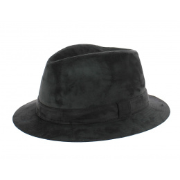 Anthracite Alcantara Safari Hat - Crambes