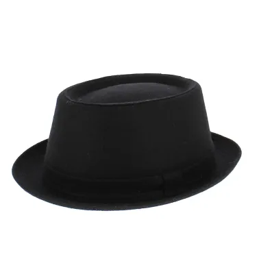 Chapeau Prato Porkpie Noir en Laine - Traclet Reference : 8639 | Chapellerie Traclet