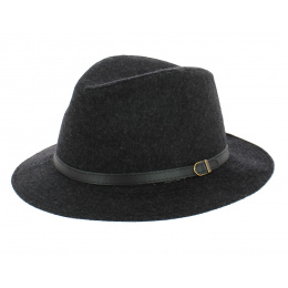 Florentino Traveller Hat Anthracite Wool- Fléchet 