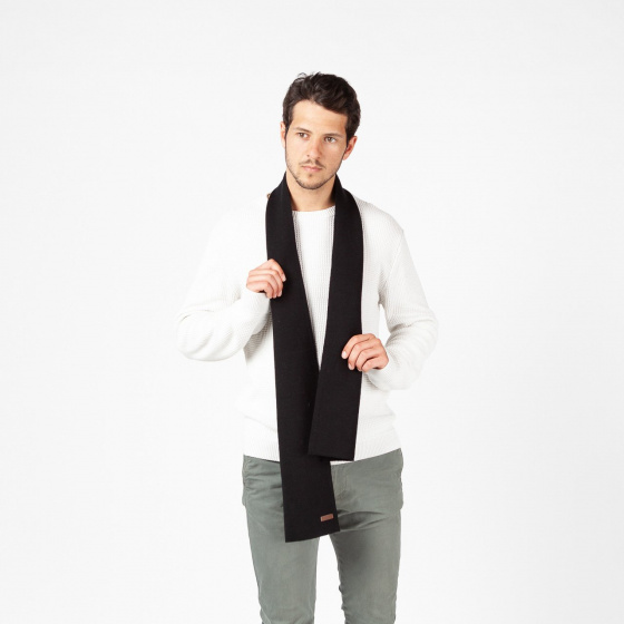 Black Lucas Scarf - Barts