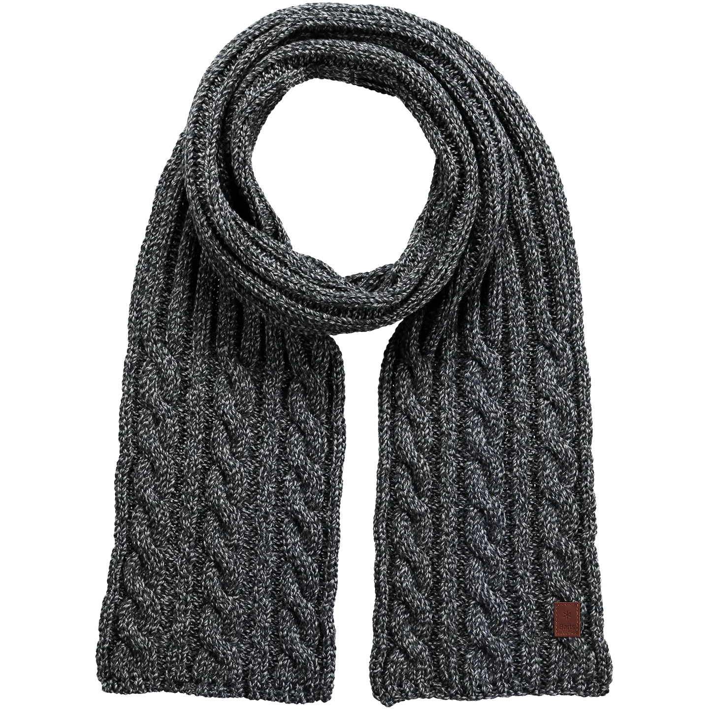 Echarpe Twister Acrylique Gris - Barts Reference : 8674 | Chapellerie Traclet
