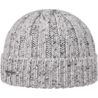 Grey Crest Hill Cashmere Beanie - buy cashmere beanie Reference: 8681 | Chapellerie Traclet