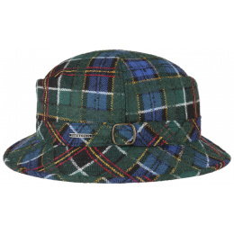 English Hat/St Andrews Wool Plaid Bucket Hat - Stetson