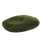 Basque beret Fina Wool Olive Green - Elosegui