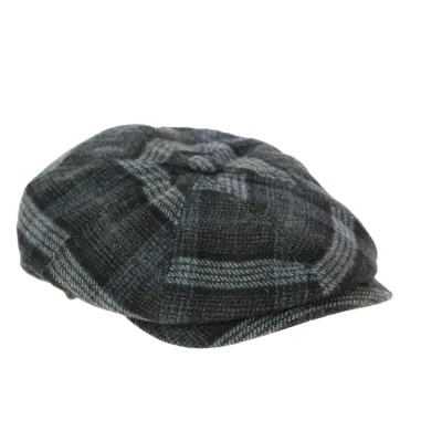 Casquette Boën Laine Grise à Carreaux- Traclet  Reference : 8699 | Chapellerie Traclet