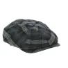 Casquette Boën Laine Grise à Carreaux- Traclet  Reference : 8699 | Chapellerie Traclet