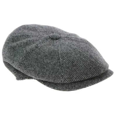 Grey Wool Boën Cap - Traclet Reference: 8700 | Traclet Hat Shop