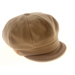 Beige Romance Newsboy Cap - Mayser