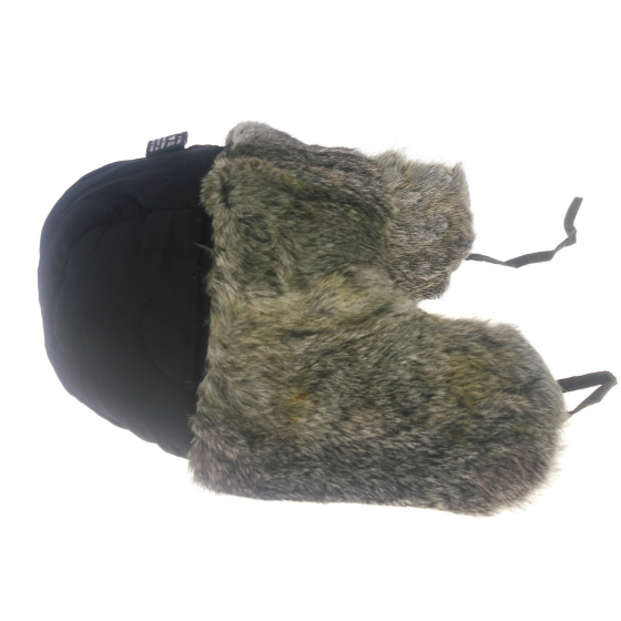 Rabbit Fur Ushanka Hat - Traclet Rabbit Fur Ushanka Hat - Traclet