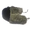 Rabbit Fur Ushanka Hat - Traclet - Mouse Grey Reference: 612 | Traclet Millinery