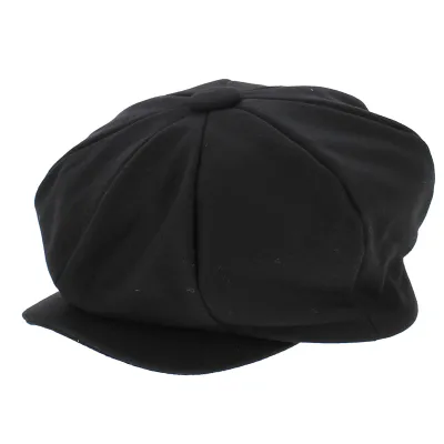 Casquette Gavroche Bessat Laine Noire- Traclet  Reference : 8745 | Chapellerie Traclet