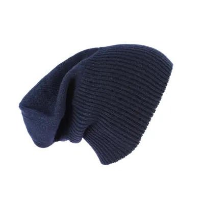 Bonnet Cachemire Classique Marine- Traclet  Reference : 8752 | Chapellerie Traclet