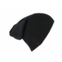 Classic Black Cashmere Beanie-Traclet - Bergeron