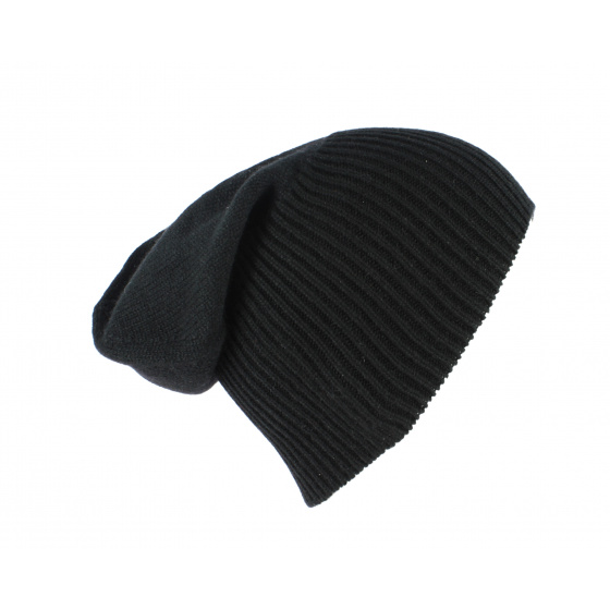 Classic Cashmere Hat Black-Traclet - Bergeron