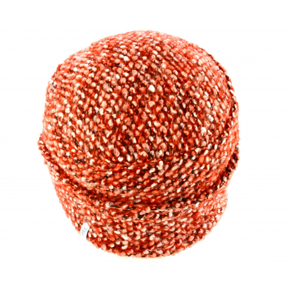 Edda Women's Red Fleece-Lined Beanie - Traclet