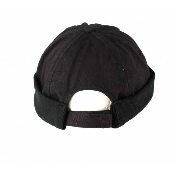 Bonnet Marin Corsica Coton Noir - Traclet