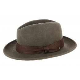 Brown Nelson Fedora Hat - Brixton
