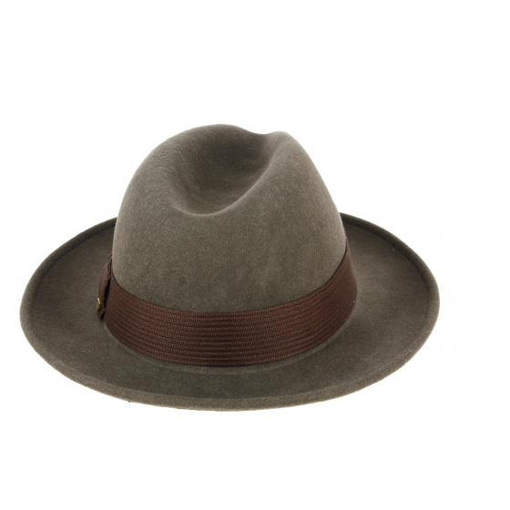 Chapeau Fedora Nelson Marron- Brixton Chapeau Fedora Nelson Marron- Brixton