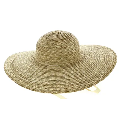 Eda Natural Straw Wide-Brimmed Hat - Traclet  Reference : 8783 | Chapellerie Traclet