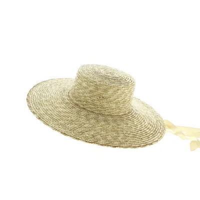 Natural Straw Wide-Brimmed Hat - Saint-Tropez Reference: 8784 | Traclet Hat Shop