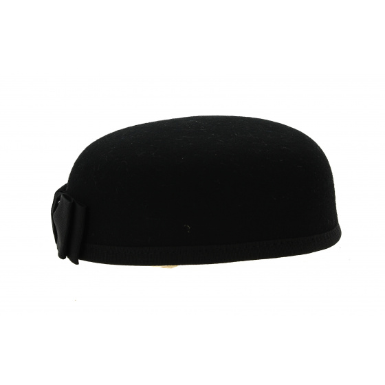 Carla Bruni Black Wool Felt Hat - Traclet