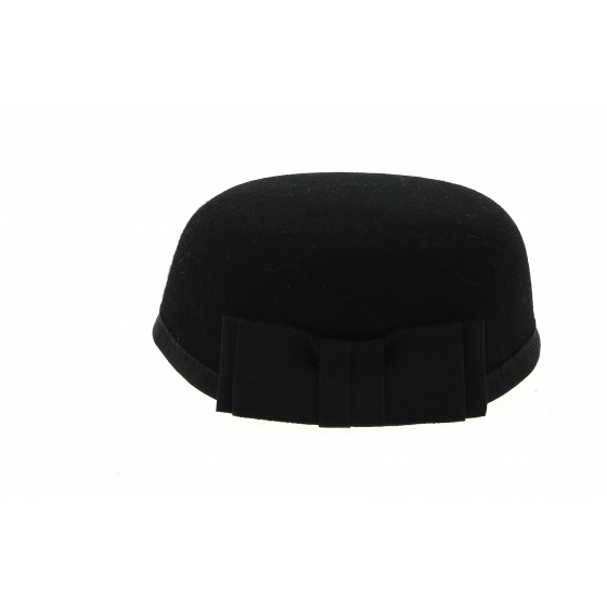Carla Bruni Black Wool Felt Hat - Traclet