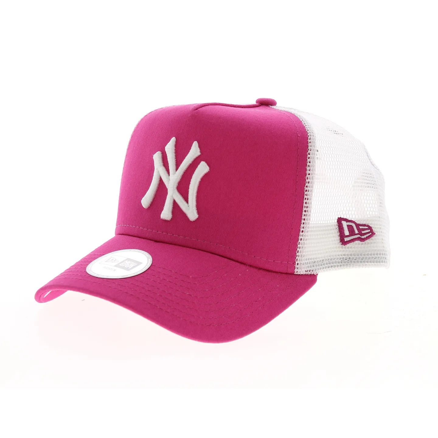Casquette New York Yankees Trucker Rose/Blanc- New Era Reference : 8794 | Chapellerie Traclet