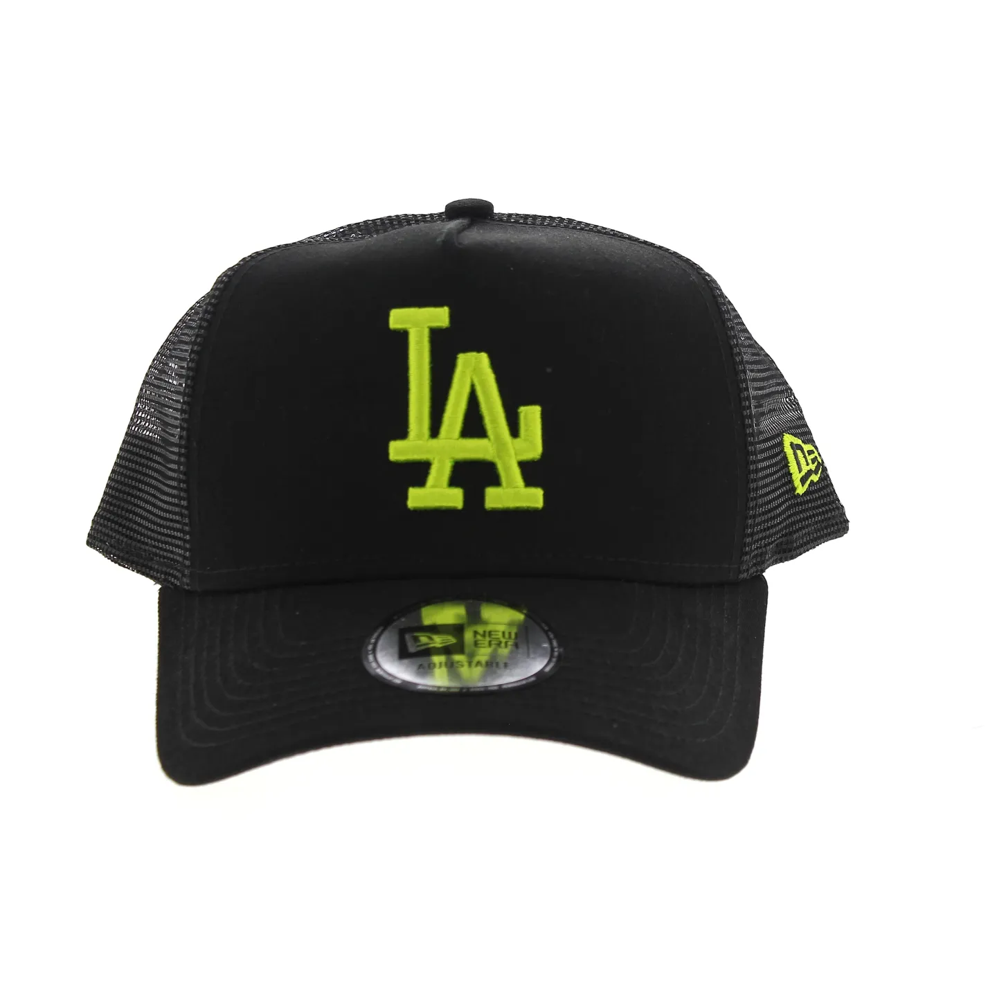Casquette Los Angeles Dodgers Essential Noir/Fluo- New Era  Reference : 8795 | Chapellerie Traclet