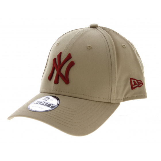 New Era - New York Yankees - 9FORTY Cap - Camel/White