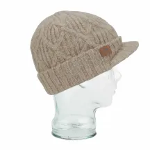 Bonnet The Yukon Brim Coal Beige Reference : 8800 | Chapellerie Traclet